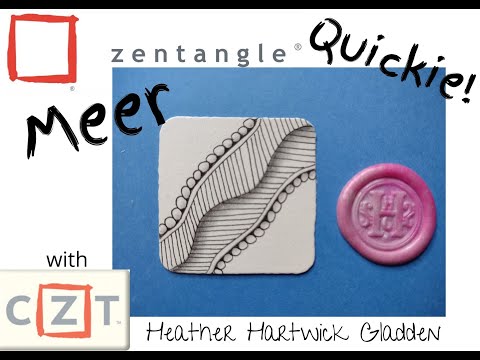 Meer Zentangle Quickie Youtube