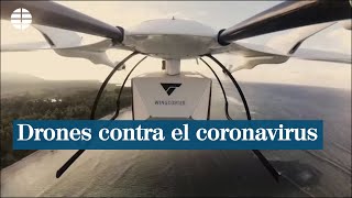 Drones con récord para combatir el coronavirus en el mundo