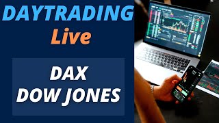 Livetrading Dax \u0026 Dow Jones !