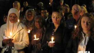 Binghamton mass shooting vigil