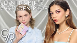 DROGERYJNY makijaż na modelce z marką GOLDEN ROSE! | Makijaż jedną marką | Władek BeautyBoy