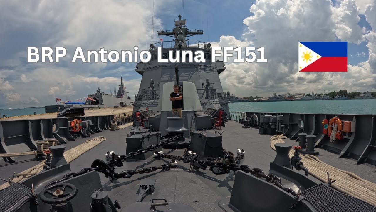 Walk With Me Inside BRP Antonio Luna FF-151(FILIPINO WARSHIP) - YouTube