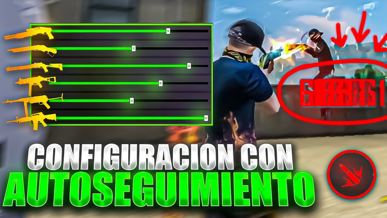 SENSIBILIDAD FREE FIRE CON *SEGUIMIENTO A LA CABEZA*😱 PARA DAR TODO ...