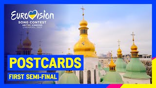 All 15 Postcards from the First Semi-Final | Eurovision 2023