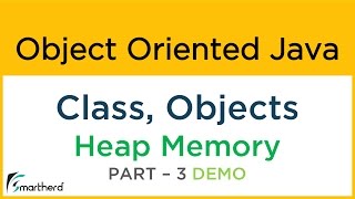 Java tutorial for CLASS, OBJECT, HEAP MEMORY, GETTER, SETTER. Object Oriented Java Tutorial #9.3