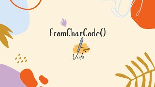 fromCharCodeEditing | #javascript