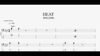 HEAT　【FINLANDS】　ベースtab譜