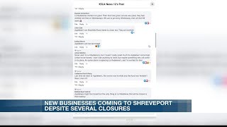 New businesses coming to Shreveport despite closures