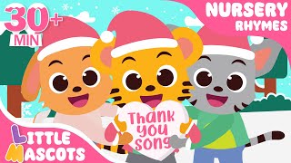 Thank You Song💕 + Happy Birthday Song + more | Little Mascots Nursery Rhymes for Kids