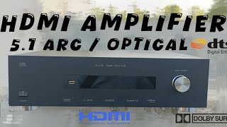 HDMI (Arc) Amplifier/Futech Decoder Amplifier Support JBL /Banana Sockets /PCM/DTS/DD 5.1 Support