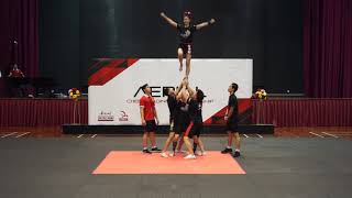 20181111 AERIAL CHEERLEADING CHAMPIONSHIP - GROUP STUNT LEVEL 5 - TEAM NO PRACTICE