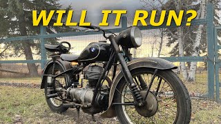 Will It Start? Reviving a Classic 1951 BMW R25 Motorcycle