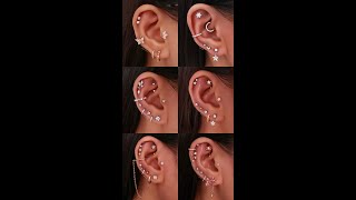 Best Ear Styling Tips for Multiple Ear Piercings Multiple Ear Curations