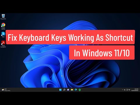 Fix Keyboard Keys Working as Shortcut in Windows 11/10