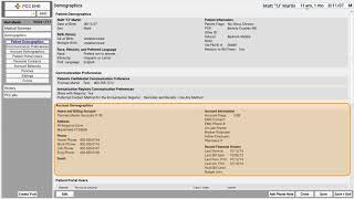 Work With Patient And Family Accounts in PCC EHR