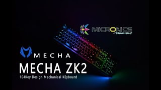 [광고] 마이크로닉스 MECHA ZK2 게이밍 키보드