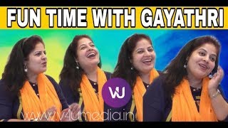 Fun Time With #AranmanaiKili Fame #Gayathri | #V4UMedia