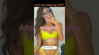 Ananya Pandey 🔥😍 Isn't she freaking HOT? #shorts #bollywood #viral