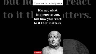 Epictetus Quotes - It's not what happens.. || Stoicism Quotes -Marcus Aurelius|| #stoicism #shorts