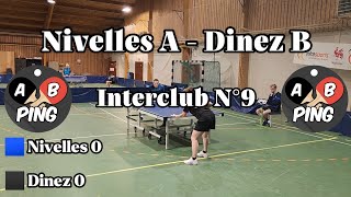 Nivelles A - Dinez B (Interclub N°9)