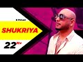 Download Shukriya Official Sufna B Praak Jaani Ammy Virk Tania Latest Punjabi Songs 2020 mp3