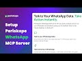 Setup WhatsApp MCP Server to connect AI Agents with your WhatsApp