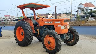 Máy cày Kubota M6000 DT ( 69hp ) đẹp long lanh mới về nông cơ hưng thịnh, số trong phần mô tả.