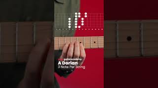 A Dorian Scale (3 Note Per String) #guitarlessons