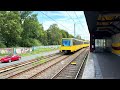 ⁴ᴷ⁶⁰ p86 p89 cars from london s docklands light railway on the essen stadtbahn