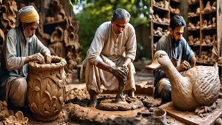 Hands of Mastery: Turning Clay into Artistic Treasures