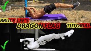 Bruce Lee - DRAGON FLAG (Dragon Flag  tutorial)