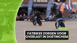 Jongeren op fatbikes zorgen voor overlast in de binnenstad van Doetinchem