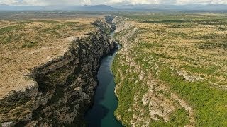 Beautiful river Krka / National Park Croatia  /  Rijeka Krka  4K