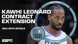🚨 Kawhi Leonard agrees to new contract EXTENSION with Clippers 🚨 Woj has ALL the details | NBA Today