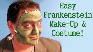 EASY Frankenstein Make up and Costume Tutorial