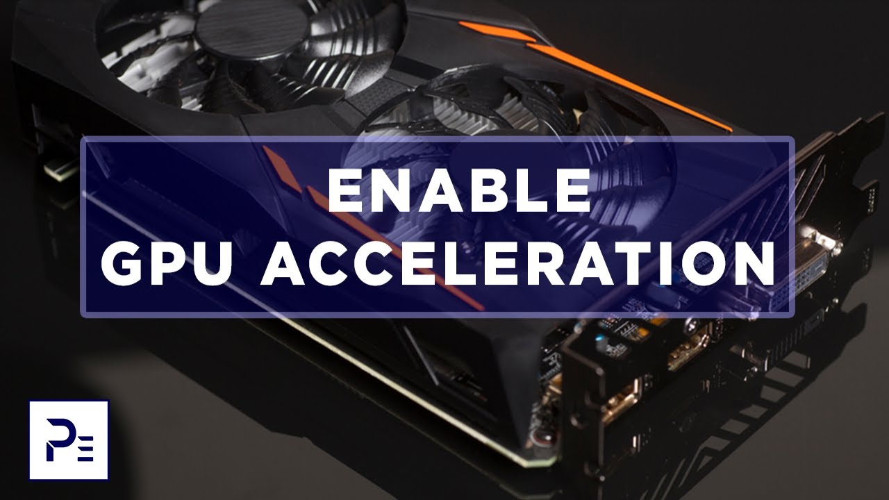 Enable Gpu Acceleration In Adobe Premiere Pro Cc 2018 - Omlana