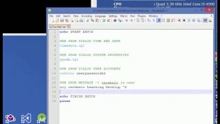 Executing commands from BATCH and VBS