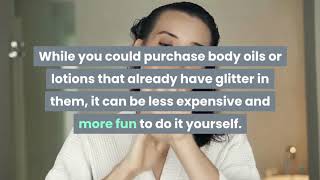 how to keep glitter from falling off