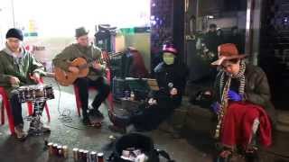 JHKTV]홍대거리공연 (Hong dae busking)Jazz  autumn leaves...(South Korea )