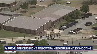 Uvalde CISD police officers didn't follow active shooter training they got in March, expert says