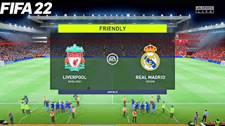 FIFA 22 | Liverpool vs Real Madrid - Club Friendly - Full Match & Gameplay