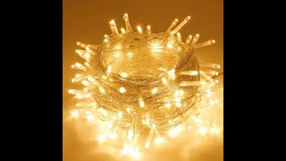 SANJICHA String Lights Indoor/Outdoor, Christmas Lights, Waterproof Decorative Lights for Christmas