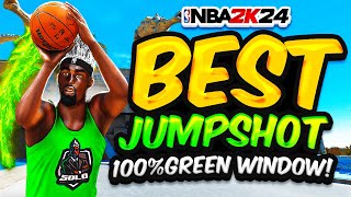 BEST JUMPSHOTS in NBA 2K24 for ALL BUILDS! 100% GREEN WINDOW! FASTEST JUMPSHOT + SHOOTING SECRETS!