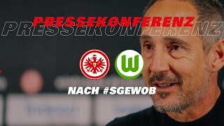 "Es war ein absolutes Topspiel" | Pressekonferenz nach Eintracht Frankfurt - VfL Wolfsburg