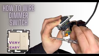 Nothing difficult here | How to install a dimmer switch