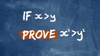 How to Prove an Inequality