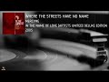 U2 | MercyMe | Where The Streets Have No Name