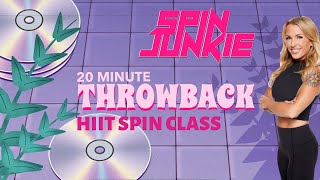Throwback Ride!  20 Minute HIIT Spin Class [Indoor Cycling Workout]