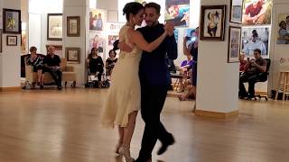 Matias Iriarte \u0026 Laurita Grandi performing Milonga at El Arte