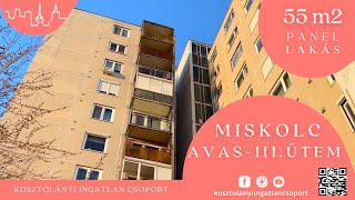 Miskolc AVAS III. ütemében GYÖNYÖRŰEN FELÚJÍTOTT 1+ 2 fél szobás lakás eladó!